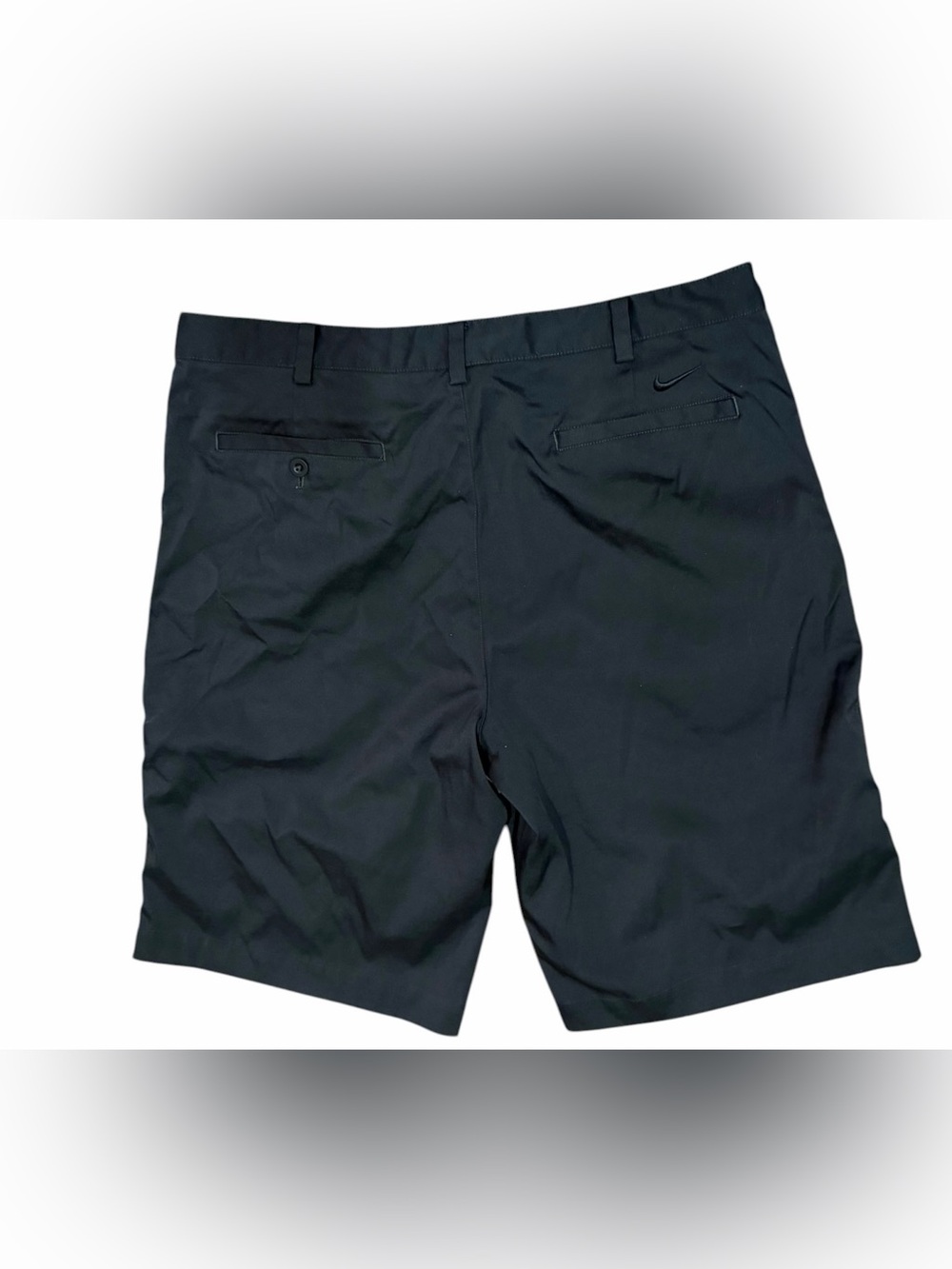 Men’s Nike Black Dri-Fit Golf Shorts 10” Size 36 - Picture 2 of 6